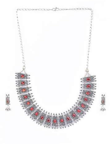 Antique Look Necklace With Earings